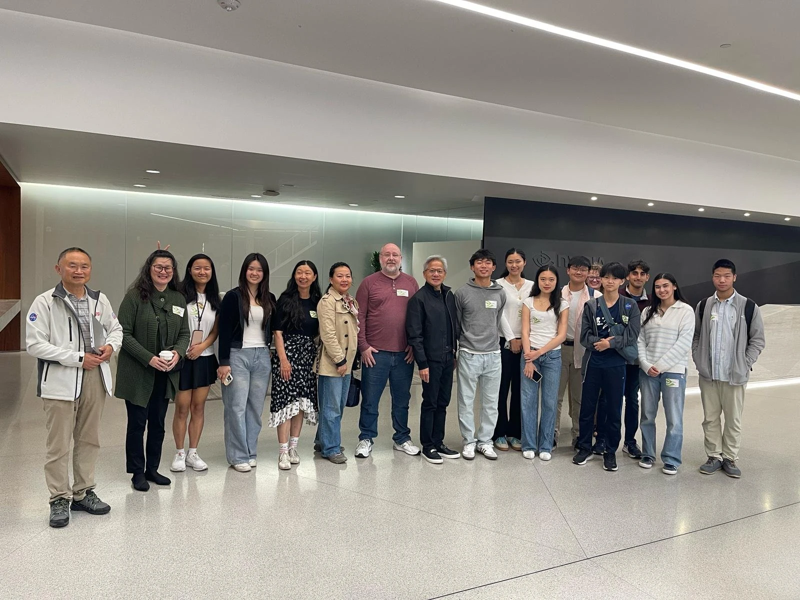 NASA Interns Meet CEO Jensen Huang